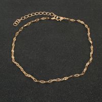Alloy Single Layer Clavicle Chain Gold  Fashion Necklace main image 5