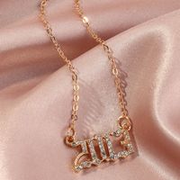 Fashion  Birthday Number  Necklace main image 5