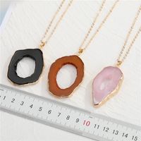 New Exaggerated Personality Irregular Hollow Resin Necklace main image 5