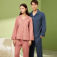 Pure Cotton Long-sleeved Cardigan  Pajamas Suit main image 6