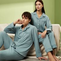Pure Cotton Long-sleeved Cardigan  Pajamas Suit main image 5