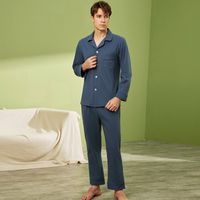 Pure Cotton Long-sleeved Cardigan  Pajamas Suit main image 3
