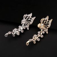 Exquisite Zircon Fashion Diamond Butterfly-shaped Ear Clip main image 6
