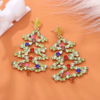 Creative Simple Christmas Tree Earrings main image 5