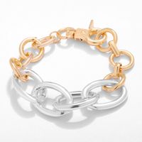 New Exaggerated Alloy Thick Chain Bracelet main image 1