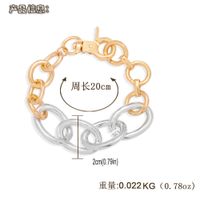 New Exaggerated Alloy Thick Chain Bracelet main image 6