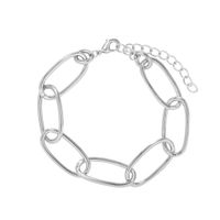 New  Women's Simple Couple Thick Chain Bracelet main image 1