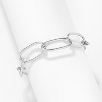 New  Women's Simple Couple Thick Chain Bracelet main image 4