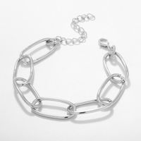 New  Women's Simple Couple Thick Chain Bracelet main image 5