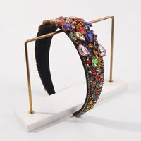 Baroque Fashion Retro Diamond-studded  Headband main image 2