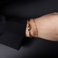 Simple Double Layer Special-shaped Bracelet main image 1