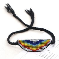 Koreanische Miyuki-reisperlen Gewebt Buntes Handperlenbesetztes Böhmisches Armband main image 1