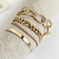 New  Creative Simple Multi-layer Chain Bracelet main image 1