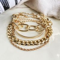 New  Creative Simple Multi-layer Chain Bracelet main image 3