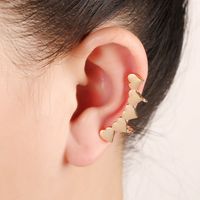Simple U-shaped Heart-shaped Ear Bone Clip sku image 1