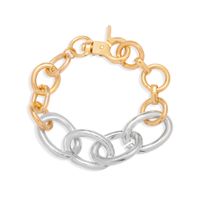 New Exaggerated Alloy Thick Chain Bracelet sku image 1