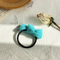 Cute Bow Knot Pure Color Wool Hair Rope sku image 1