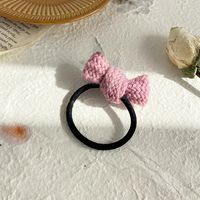 Cute Bow Knot Pure Color Wool Hair Rope sku image 2