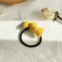 Cute Bow Knot Pure Color Wool Hair Rope sku image 7