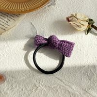 Cute Bow Knot Pure Color Wool Hair Rope sku image 9