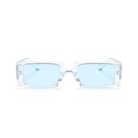 Mode Kleine Quadratische Transparente Sonnenbrille sku image 9