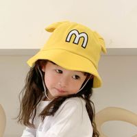 Children's Cartoon Sunscreen Embroidered Hat sku image 1