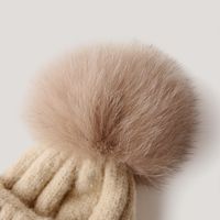 Children's Fur Ball Wool Hat main image 4