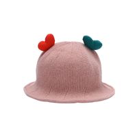 Children's Colorful Heart Knitted Fisherman Hat main image 6