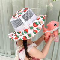 Children's Fruit Mesh Sunscreen Hat main image 1