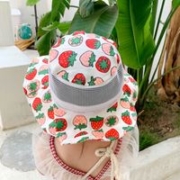 Children's Fruit Mesh Sunscreen Hat main image 4
