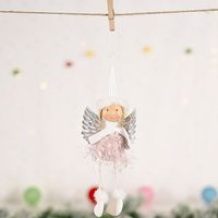 New Christmas Decoration Supplies Fluffy Wings Girl Pendant sku image 1