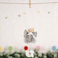 New Christmas Decoration Supplies Fluffy Wings Girl Pendant sku image 4