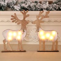 Christmas Wooden Luminous Ornaments main image 1