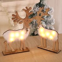 Christmas Wooden Luminous Ornaments main image 4