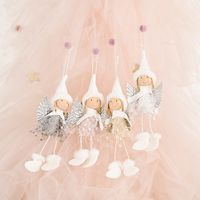 New Christmas Decoration Supplies Fluffy Wings Girl Pendant main image 6