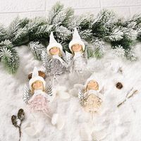 New Christmas Decoration Supplies Fluffy Wings Girl Pendant main image 4