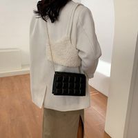 Small Pu Leather Streetwear Square Bag Underarm Bags Shoulder Bag main image 3