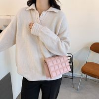 Small Pu Leather Streetwear Square Bag Underarm Bags Shoulder Bag main image 4