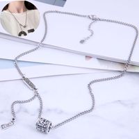 Collier Simple Hip-hop En Acier main image 1