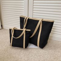 New Trendy Simple Portable Large-capacity Fashion One-shoulder Handbag sku image 3