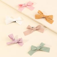 Cute Bowknot Children's Simple Hairpin main image 1