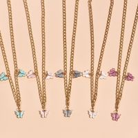 Fashion Simple  Butterfly Pendant Multi-layer Women's Necklace main image 1