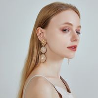 Alloy Long Pearl Earrings main image 1