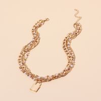 New  Hip-hop Woven Hand-made Pearl Necklace main image 4