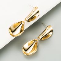 Simple Golden Alloy Fashion Earrings main image 4