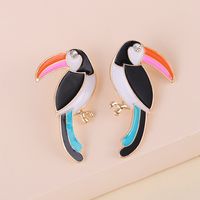 Fashion Cute Birds Diamond Earrings main image 3