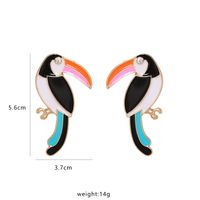 Fashion Cute Birds Diamond Earrings main image 6