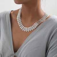 Wholesale Jewelry Fashion Geometric Iron Necklace main image 3