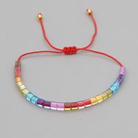 Rainbow Beaded Glass Bracelet main image 3