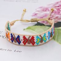 Bohemian Beaded Weaving Colorful Butterfly Bracelet main image 1